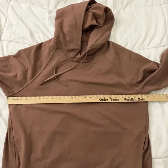 Lululemon Sweatshirt Mens Large Brown City Sweat Hoodie Pullover Sweater LM3AUPS Sweaters